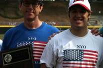 NYO best buddy award for 2015 to Matthew Gaudiosi.