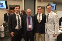 Ryan Flynne, 2016 recipient of the Nicholas Napolitano award for Presidential excellence, awarded at the annual convention in Tuscaloosa. Ryan saidI have to believe that the 160th anniversary of the Rho chapter at Lafayette and the renovation of of the chapter house is what  granted me the Napolitano  award.  Ryan will be working at WPS Advisors Ltd. in New.York. A path similar to what Nick had started.  Congrats Ryan.
